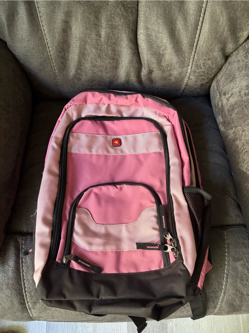 New Pink and Black Everyday Backpack - Unbranded
